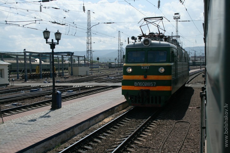 ВЛ60ПК-1857 на станции Красноярск