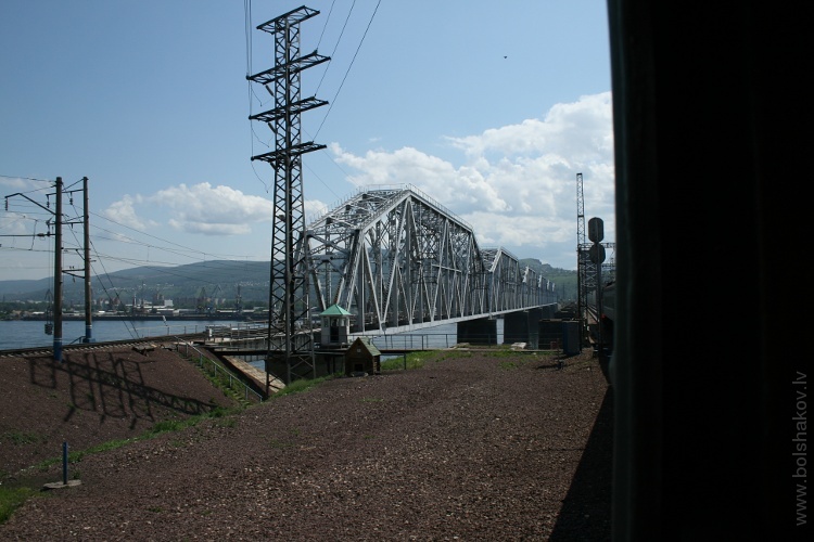 Железнодорожные мосты через Енисей